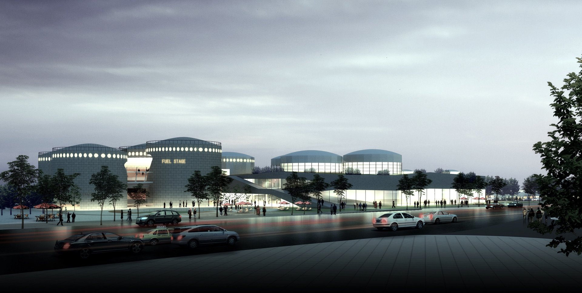 Xuhui Riverside Oil-Tank Theatre